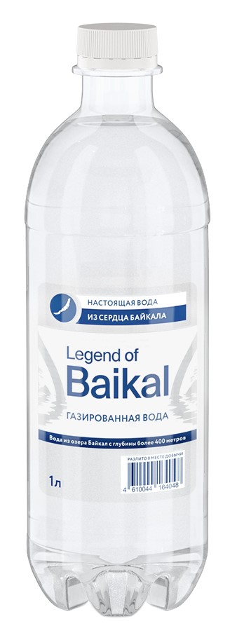 Изображение товара Вода Legend of Baikal питьевая газированная, 1л