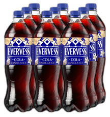 Напиток Evervess Cola Vanilla Ice вкус Ванильное мороженое газированный, 1л х 12 шт