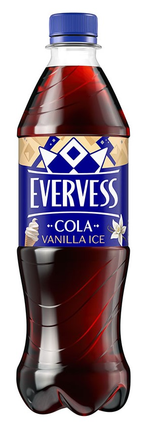 Напиток Evervess Cola Vanilla Ice вкус Ванильное мороженое газированный, 500мл