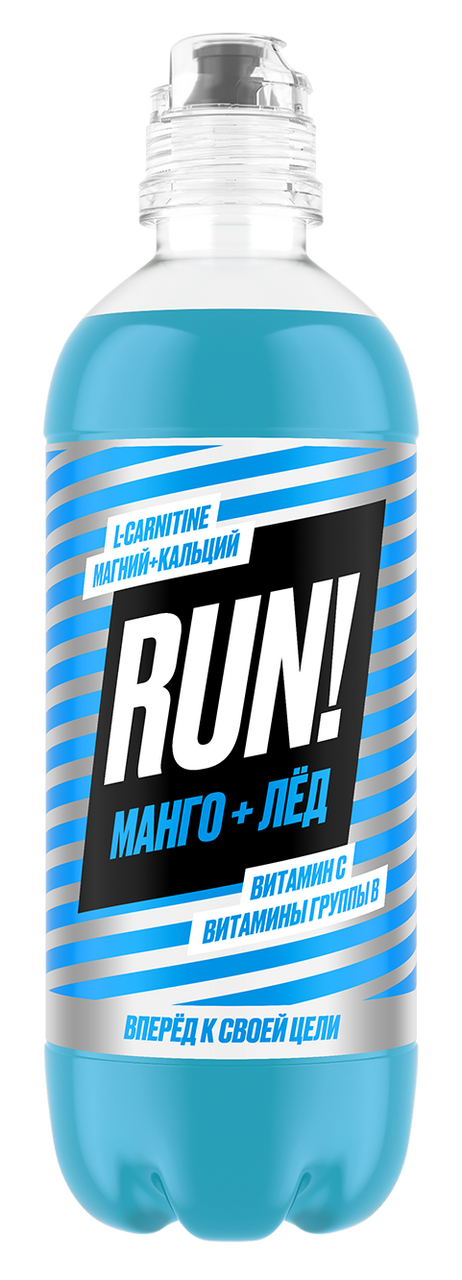 Изображение товара Напиток витаминизированный Run со вкусом лед и манго негазированный, 500мл