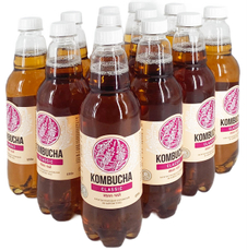 Напиток на чайном грибе Комбуча Absolute Nature Classic с иван-чаем, 555мл х 12 шт