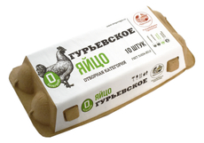 Яйцо куриное Курочкино цветное С0, 10шт