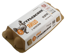 Яйцо куриное Курочкино цветное С2, 10шт