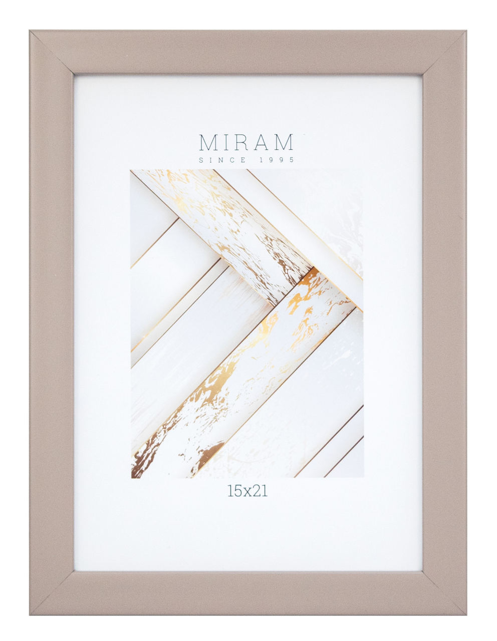 Фоторамка Мирам бежевая, 15 х 21см