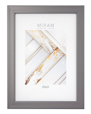 Фоторамка Мирам темно-серая, 15 х 21см