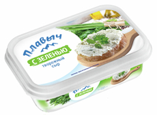Сыр творожный Плавыч с зеленью 60%, 200г