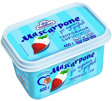 Сыр творожный Плавыч Маскарпоне сливочный 70%, 400г