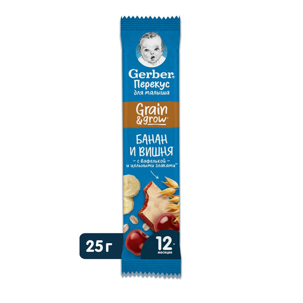 Батончик GERBER Doremi банан и вишня, 25г
