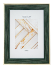 Фоторамка Мирам зеленая, 15 х 21см