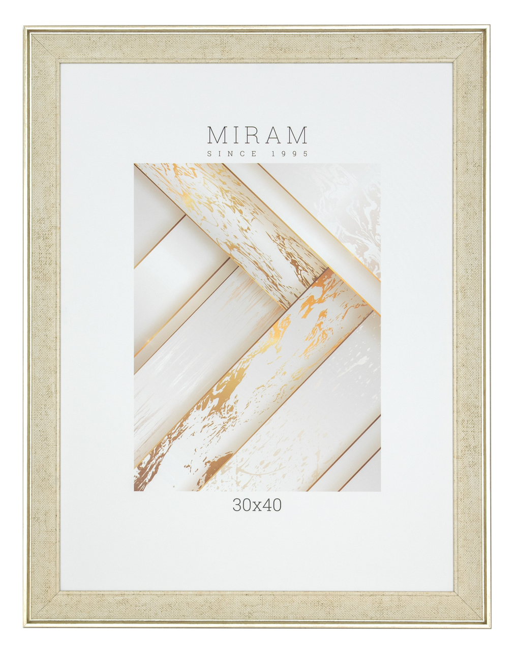 Фоторамка Мирам бежевая, 30 х 40см