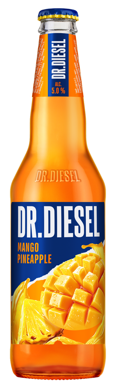 Изображение товара Пивной напиток Doctor Diesel Mango-Pineapple манго и ананас, 0.4л