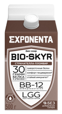 Напиток кисломолочный Exponenta Bio-Skyr страчателла-пломбир обезжиренный с высоким содержанием белка, 500г