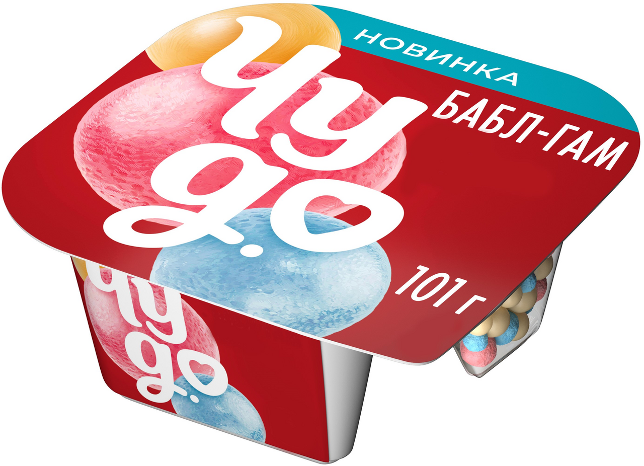 Йогурт Чудо Баббл-гам 4%, 101г