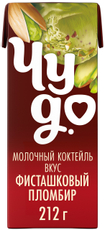 Коктейль молочный Чудо со вкусом Фисташковый пломбир 2%, 212г