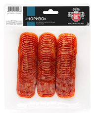 Колбаса Велес Чоризо сырокопченая нарезка, 90г