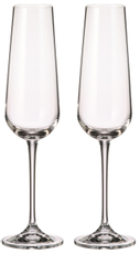 Набор бокалов для шампанского Crystal Bohemia Ardea, 220мл х 2 шт