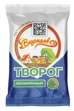 Творог Вкусняев Халяль обезжиренный ГОСТ, 180г