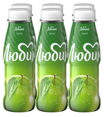 Напиток сокосодержащий Любимый из яблок осветленный, 300мл х 6 шт