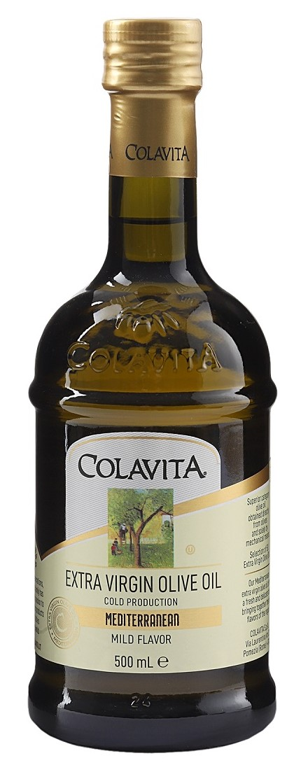 Изображение товара Масло оливковое Colavita Mediterranean Extra Virgin нерафинированное, 500мл