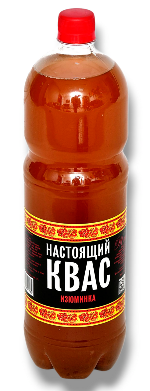 Квас настоящий Изюминка живого брожения, 1.5л