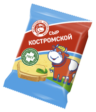 Сыр Маслозавод Нытвенский Костромской полутвердый 45%, 180г