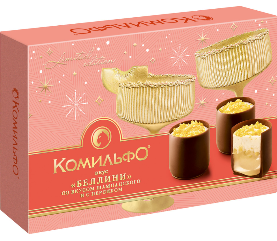 Конфеты шоколадные Комильфо Беллини, 116г