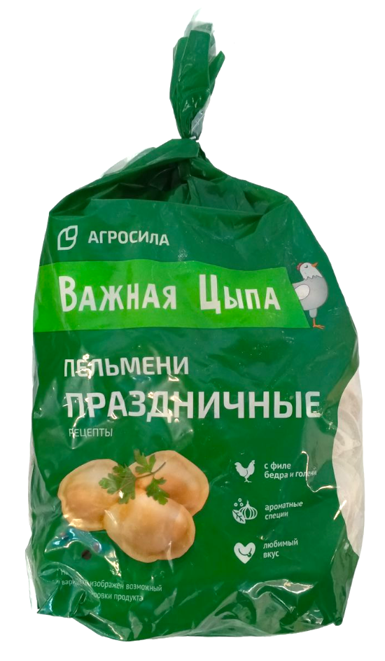 Пельмени Важная Цыпа Праздничные рецепты замороженные, 1кг