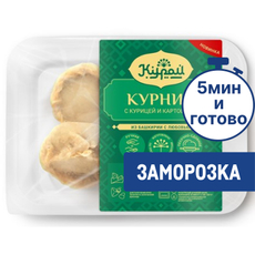 Курник Курай с курицей и картошкой полуфабрикат замороженный, 400г