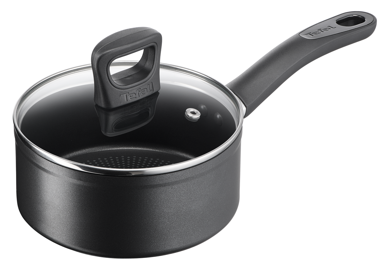 Изображение товара Ковш Tefal Flavour Force с крышкой 1.3л, черный, 16 см