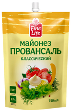 Fine Life Майонез Провансаль классический 67%, 750мл