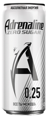 Напиток энергетический Adrenaline Rush Zero без сахара, 250мл