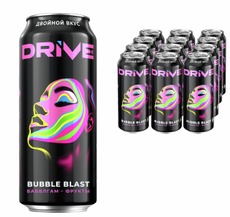 Напиток энергетический Drive Me Bubble Blast, 449мл x 12 шт