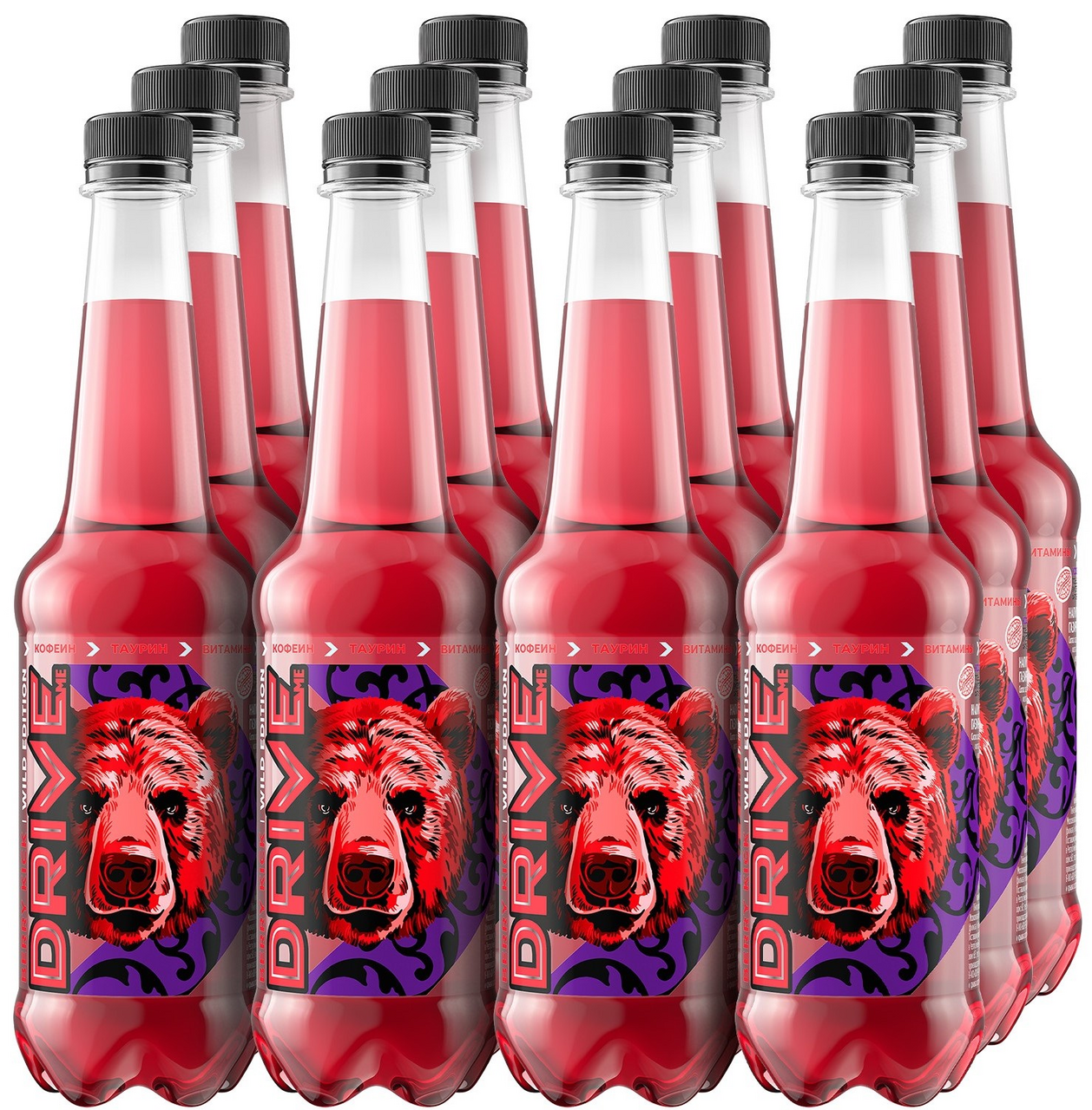 Напиток энергетический Drive Me Berry Kick, 500мл x 12 шт