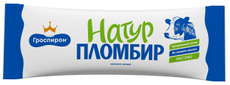 Мороженое Гроспирон пломбир натуральное 12%, 420г