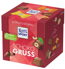 Набор конфет Ritter Sport Shoko Gruss молочный шоколад, 176г