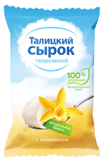 Сырок творожный Талицкий с ванилином 8%, 100г