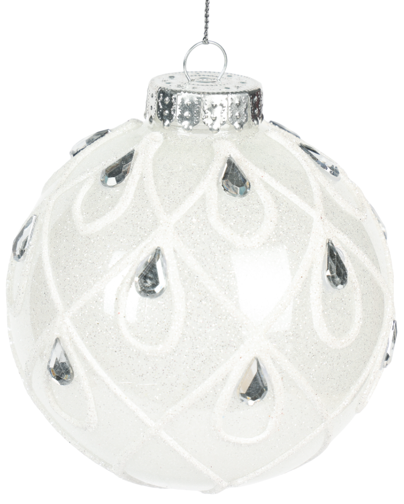 Шар елочный Christmasdeluxe мягкий прозрачный, 10см