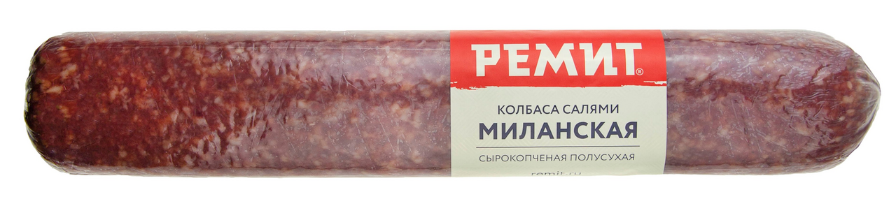 Колбаса Ремит Миланская салями сырокопченая, ~400г
