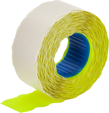 Этикет-лента волна цветная 2.2 х 1.2см 1000шт, 10 роликов