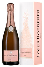 Шампанское Louis Roederer Rose в подарочной упаковке розовое брют, 0.75л