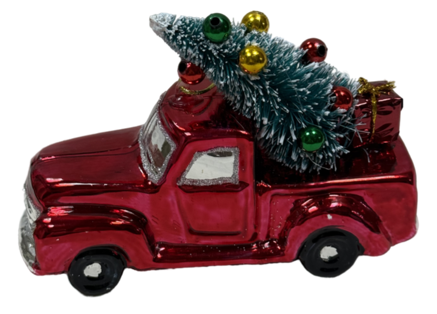Украшение автомобиль с елкой, 14.1 x 6 x 10см