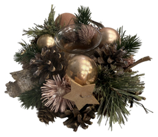 Подсвечник венок, 19 x 19 x 9см