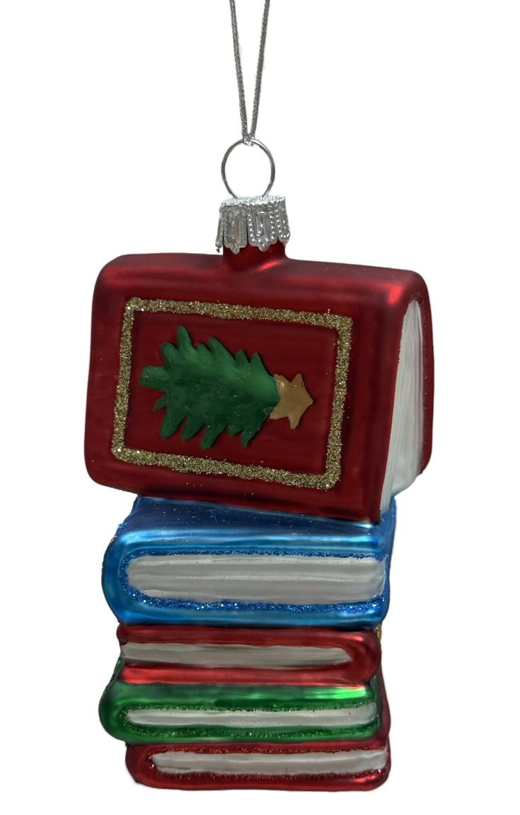 Украшение стопка книг, 6.1 x 6.8 x 9.8см