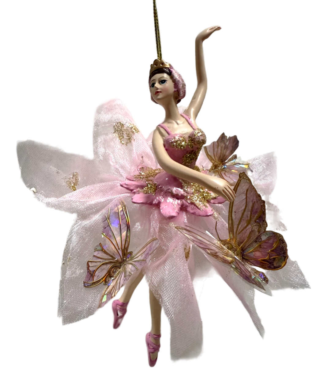Украшение елочное Фея-балерина Led, 15см