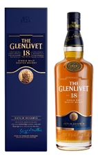 Виски шотландский The Glenlivet 18 лет в подарочной упаковке, 0.7л