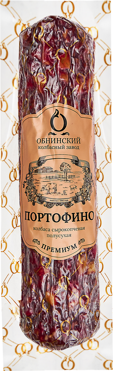Колбаса Обнинский Портофино сырокопченая, ~300г