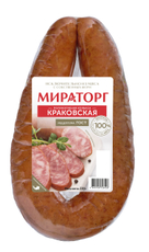 Колбаса Мираторг Краковская полукопченая, 330г