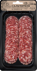 Колбаса Обнинский Сальчичон сырокопченая нарезка, 80г