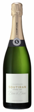 Шампанское Soutiran Blanc de Blancs Grand Cru Brut белое брют, 0.75л