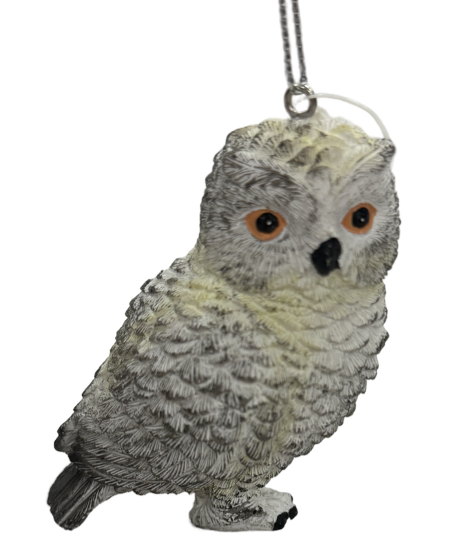 Украшение елочное Сова, 7.5 x 5 x 8см
